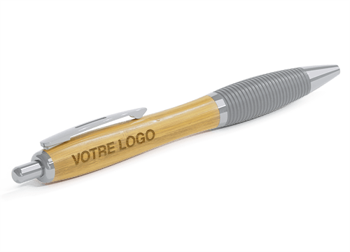 Ridge - Stylos en bambou avec logo Ridge - Stylos en bambou avec logo
