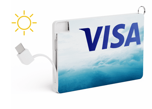 Solar Card - Power Bank Solaire Publicitaire Solar Card - Power Bank Solaire Publicitaire