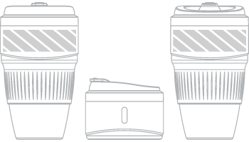 Tasse de voyage Sérigraphie