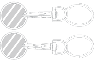 Jeton de trolley Impression photo