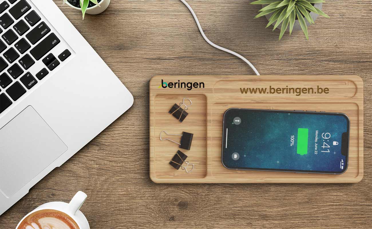 EcoDesk - Chargeur Sans Fil Personnalisable Pas Cher gallery thumbnail