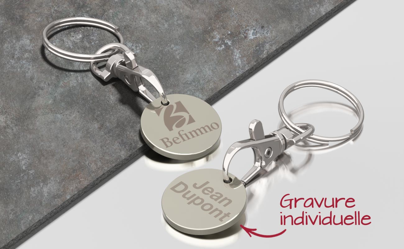 Jeton de trolley Elegance