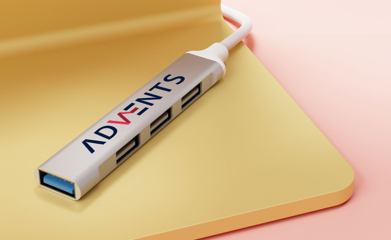 Expand - Hub USB de bureau personnalisé gallery thumbnail