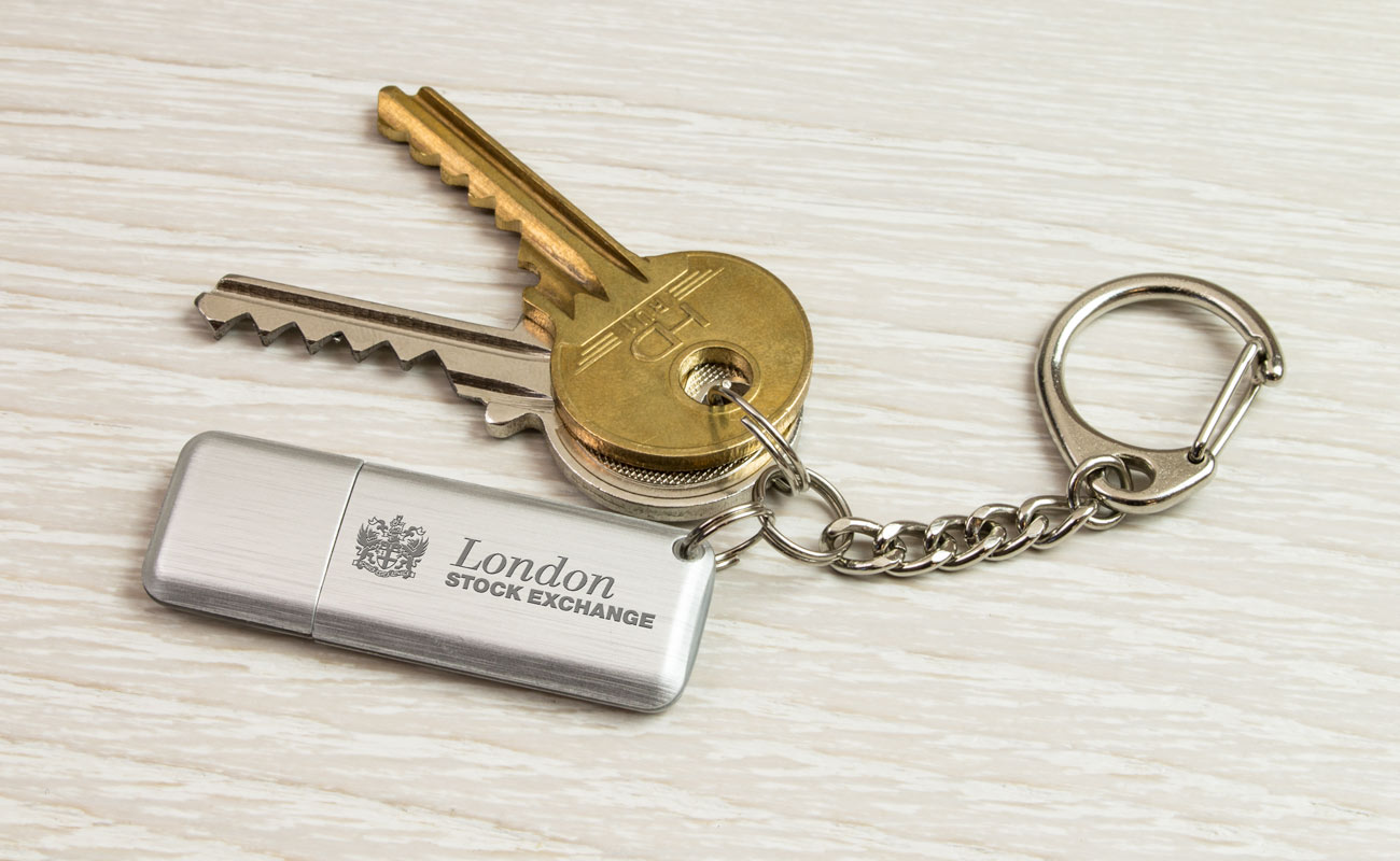 Halo - USB personnalisées avec LED gallery thumbnail