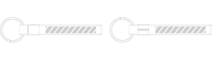 Porte-cl&eacute;s Sérigraphie