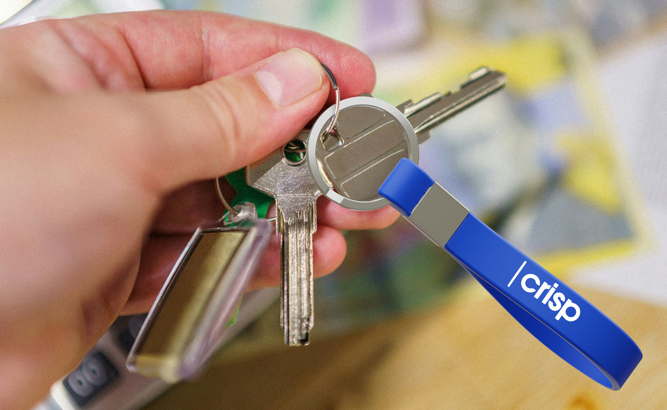 Jangle - Porte-clés en silicone avec logo gallery thumbnail