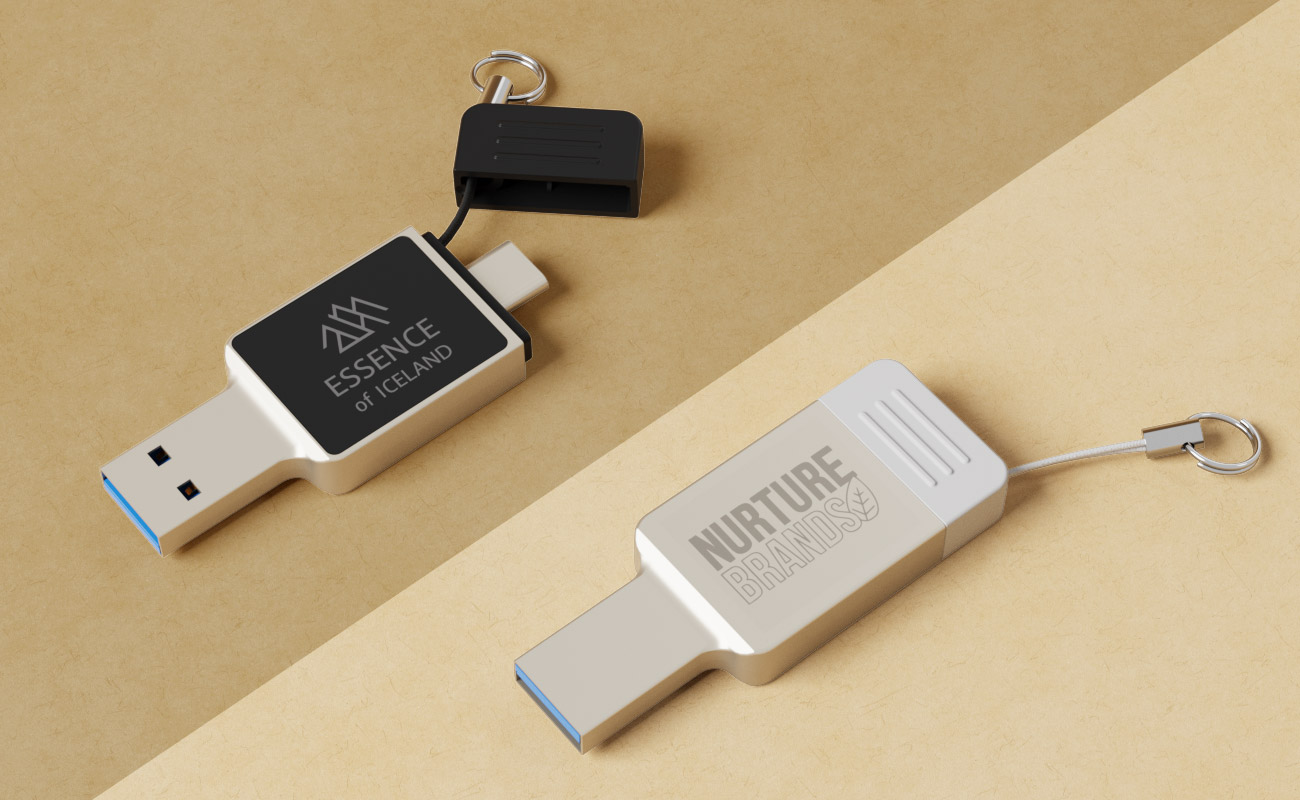 Neon - Clé USB-C Personnalisable gallery thumbnail