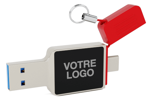 Neon - Clés USB-C avec Logo