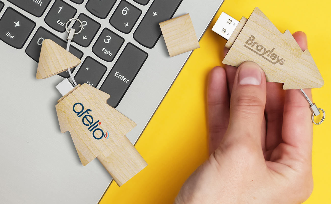 Tree Duo - Clé USB Personnalisé gallery thumbnail