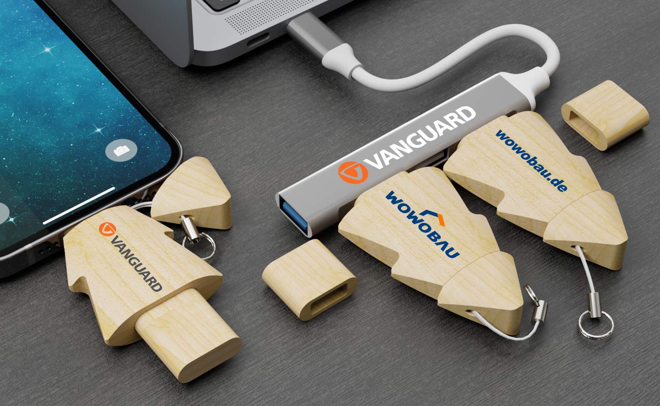 Tree Duo - Clé USB Personnalisable gallery thumbnail