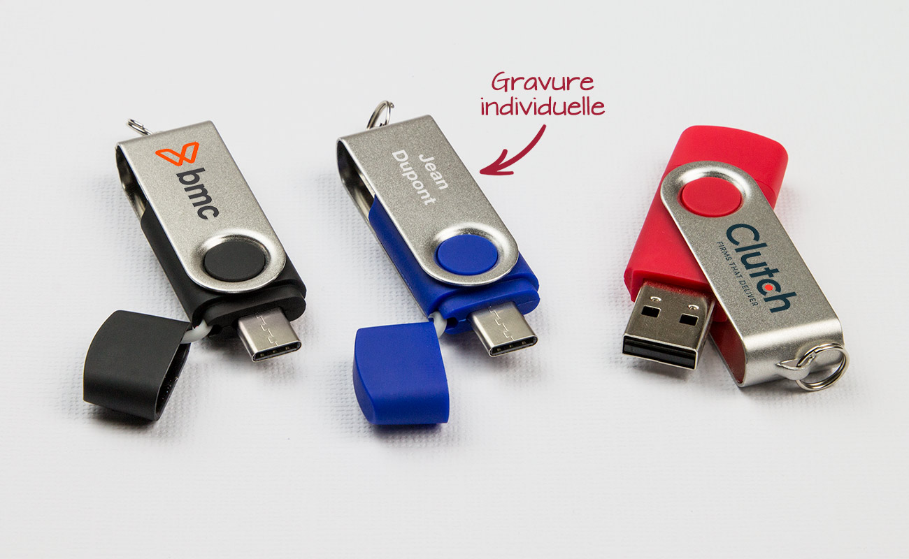 Twister Go - Clé USB-C Personnalisée