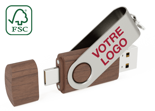 Twister Go Wood - Clef USB Personnalisé