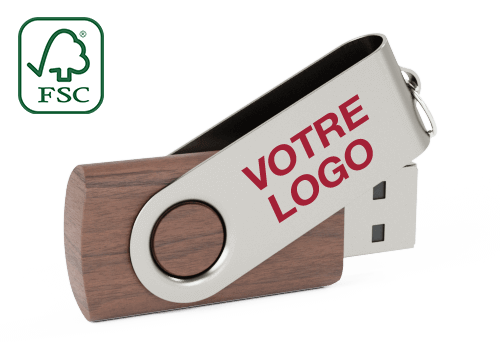 Twister Wood - Cle USB Personnalisée Twister Wood - Cle USB Personnalisée