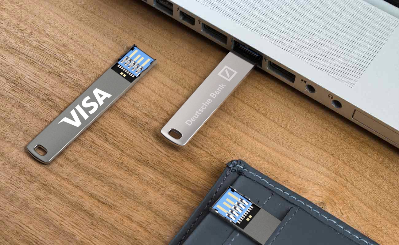 WalletStick - Clé USB plate personnalisable gallery thumbnail